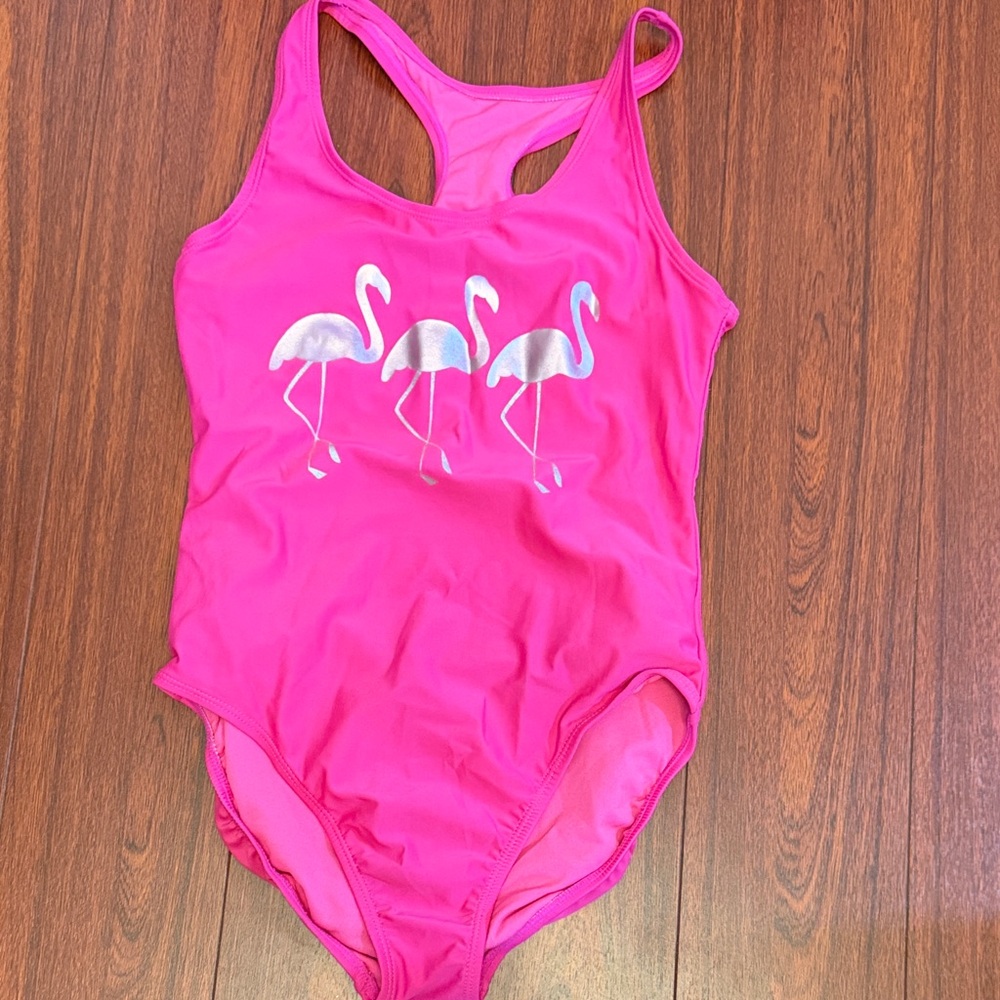 Gap Kids Pink Flamingo Swimsuit